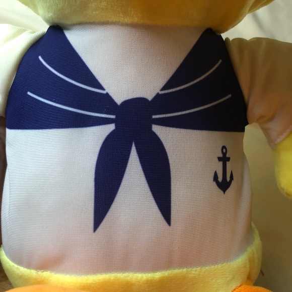 Large 16” Nautical Navy Duck Plush ArtCreativity Sailor Duck Soft Plush Quacker - Picture 6 of 9
